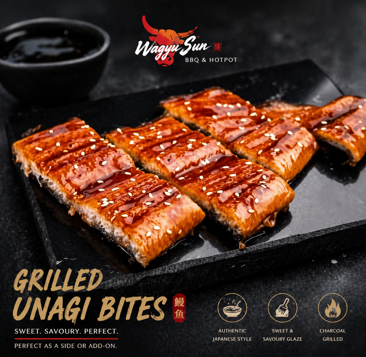 Grilled Unagi Bites (Japanese Style Glazed Eel)
