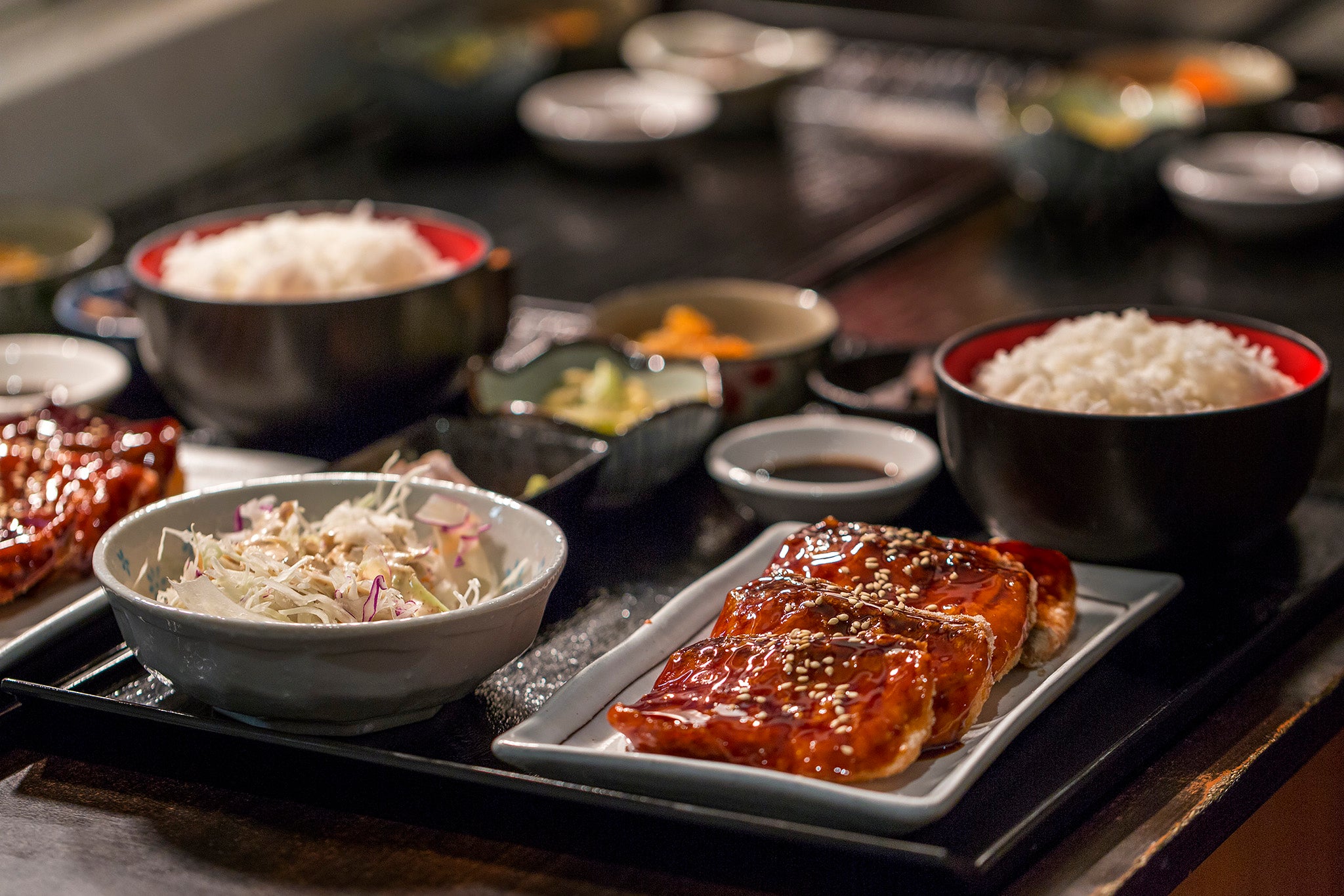 Teriyaki Salmon Bento