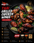🔥 Thai Grilled Chicken Wings